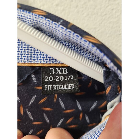 Marco 3XL Men Shirt Marine Long Sleeves New With Tag - Picture 3 of 10